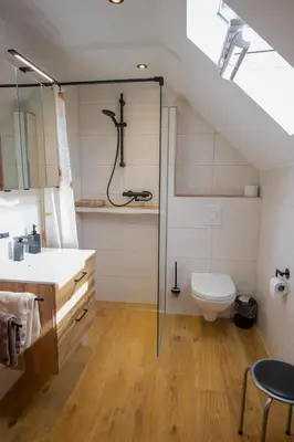 Ein Badezimmer in der Unterkunft Ferienwohnung Alexander