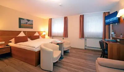 TV/Unterhaltungsangebot in der Unterkunft Hotel Burgfrieden