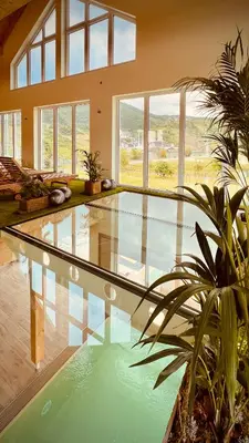 Der Swimmingpool an oder in der Nähe von Mosel Village Resort