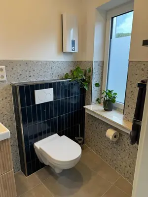Ein Badezimmer in der Unterkunft Pilea Apartments