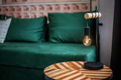 Ein Sitzbereich in der Unterkunft Altstadtjuwel mit Loft Charme - Netflix