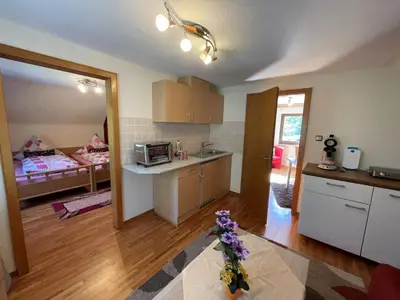 Küche/Küchenzeile in der Unterkunft Apartment Kleeblatt by Interhome