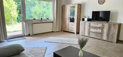 TV/Unterhaltungsangebot in der Unterkunft Ferienwohnung Rodder Maar