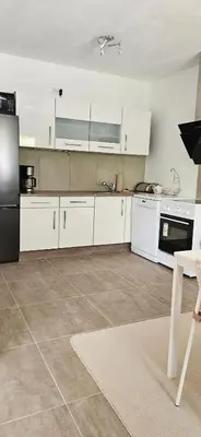 Küche/Küchenzeile in der Unterkunft Ferienwohnung Rodder Maar