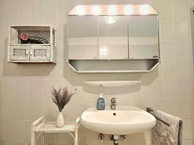 Ein Badezimmer in der Unterkunft Ferienwohnung Rodder Maar