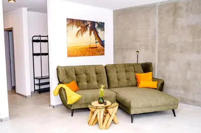 Ein Sitzbereich in der Unterkunft MV Römervilla, Lofts & Penthouses mit traumhaftem Moselpanoramablick und Sauna