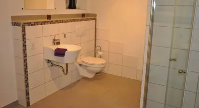 Ein Badezimmer in der Unterkunft Fewo-Bernkastel-Kues
