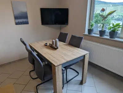 TV/Unterhaltungsangebot in der Unterkunft Ferienwohnung Rheinperle