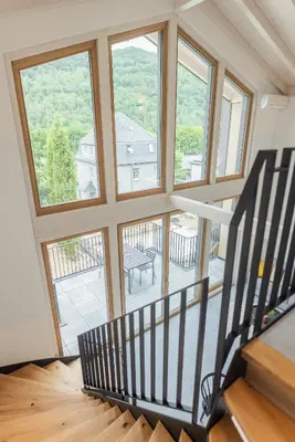Ein Balkon oder eine Terrasse in der Unterkunft Ferienhaus MOSELLODGE