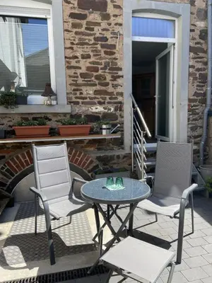Ein Balkon oder eine Terrasse in der Unterkunft Ferienhaus Heinrich