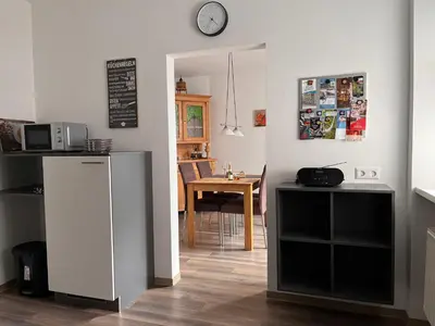 Küche/Küchenzeile in der Unterkunft Ferienhaus Heinrich