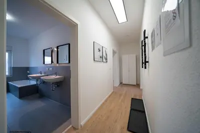 Ein Badezimmer in der Unterkunft DQ03 - Geräumige Monteurwohnung Koblenz