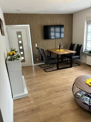 TV/Unterhaltungsangebot in der Unterkunft Krune Ferienwohnung