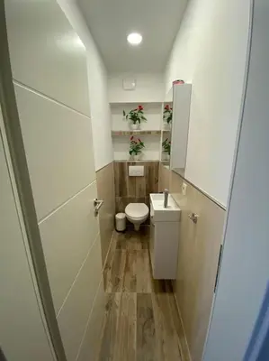 Ein Badezimmer in der Unterkunft Krune Ferienwohnung
