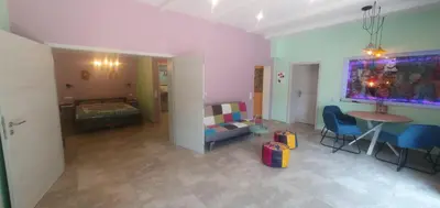 Ein Bett oder Betten in einem Zimmer der Unterkunft Ahornnest