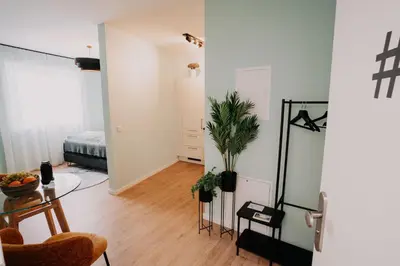 Grundriss der Unterkunft Gemütliche Ferienwohnung mit direkter Innenstadtlage