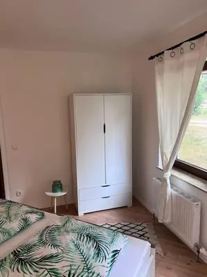 Ein Bett oder Betten in einem Zimmer der Unterkunft Apartment Mahira im Luftkurort Schindeldorf