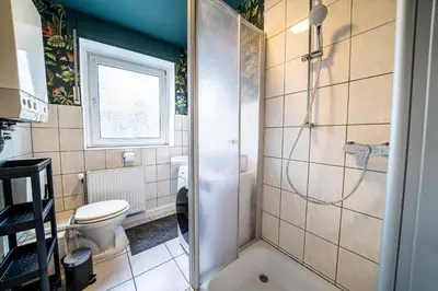 Ein Badezimmer in der Unterkunft Coblenz Suites - Design Apartment City - 2 Bedrooms