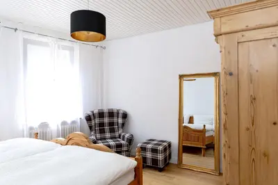 Ein Bett oder Betten in einem Zimmer der Unterkunft NickHaus