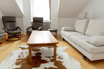 Ein Sitzbereich in der Unterkunft NickHaus