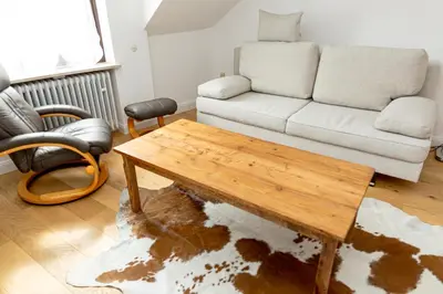 Ein Sitzbereich in der Unterkunft NickHaus
