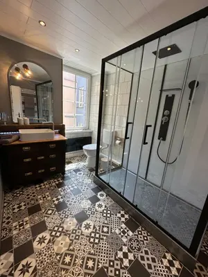 Ein Badezimmer in der Unterkunft Villa Clauss