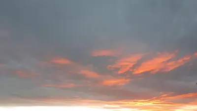 Blick auf den Sonnenuntergang/Sonnenaufgang von der Pension aus oder aus der Nähe