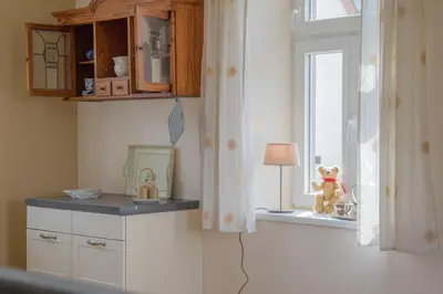 Küche/Küchenzeile in der Unterkunft Gudd Stuvv in Annis Haus