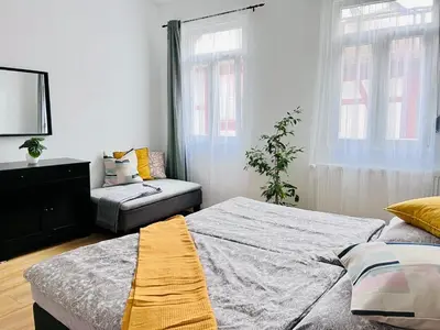 Ein Bett oder Betten in einem Zimmer der Unterkunft Casa HAAY Central