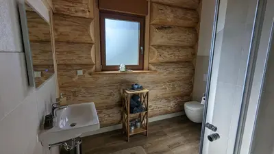 Grundriss der Unterkunft Waldzeit Lodge - Ferienwohnung Hase