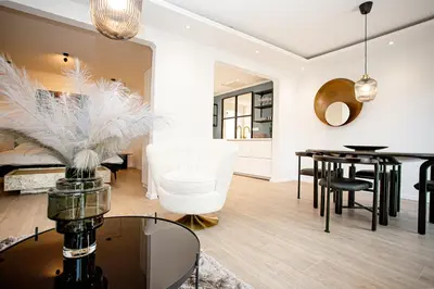 Grundriss der Unterkunft Luxus Ferienwohnung 