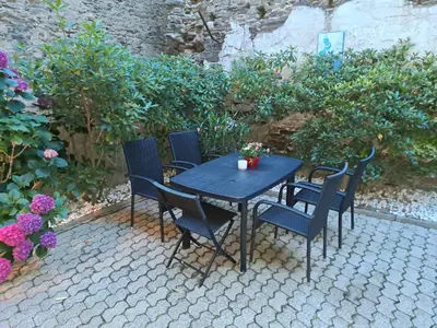 Ein Garten an der Unterkunft Ferienwohnung Natalie