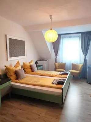 Ein Sitzbereich in der Unterkunft Mosel Boutique