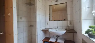 Ein Badezimmer in der Unterkunft Ferienhaus Paul