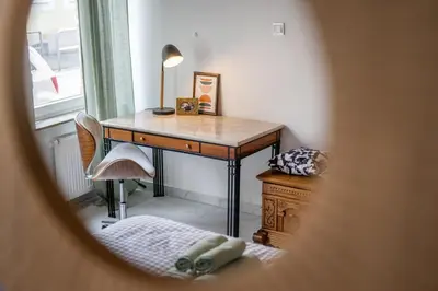 Grundriss der Unterkunft Wohlfühlwohnung mit 25 qm Terrasse, Netflix