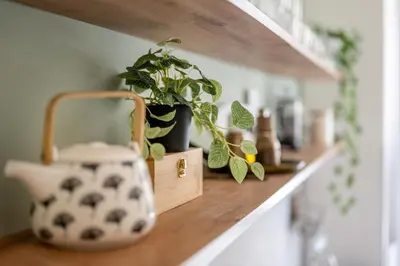 Grundriss der Unterkunft Wohlfühlwohnung mit 25 qm Terrasse, Netflix