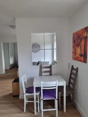 Ein Sitzbereich in der Unterkunft Schöne Ferienwohnung zentral in Koblenz (HG)