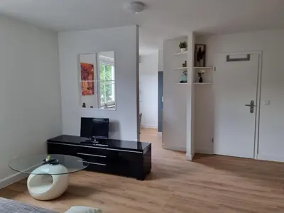 Ein Sitzbereich in der Unterkunft Schöne Ferienwohnung zentral in Koblenz (HG)