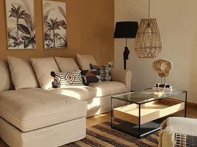 Ein Sitzbereich in der Unterkunft House with two aprtments together, up to 9 persons