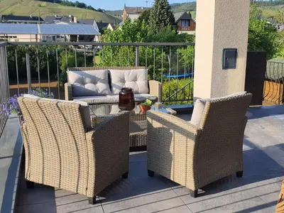 Ein Sitzbereich in der Unterkunft House with two aprtments together, up to 9 persons