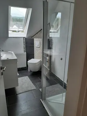 Ein Badezimmer in der Unterkunft Ferienwohnung Marion