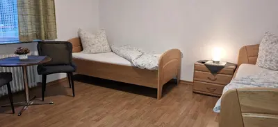 Ein Sitzbereich in der Unterkunft Haus Sissi