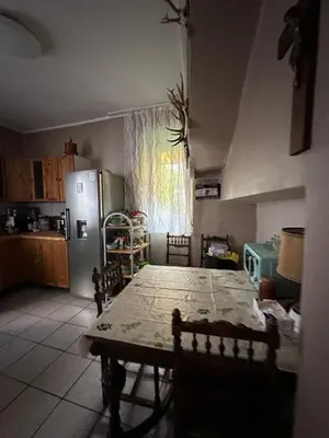 Küche/Küchenzeile in der Unterkunft Ferienwohnung Vogtei7
