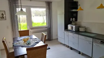 Küche/Küchenzeile in der Unterkunft Ferienwohnungen Nohner Mühle