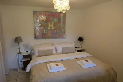 Ein Bett oder Betten in einem Zimmer der Unterkunft Eifel-Quartier