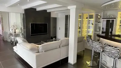 TV/Unterhaltungsangebot in der Unterkunft Event-Ferienwohnung