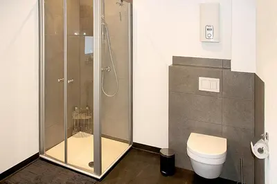 Ein Badezimmer in der Unterkunft Görg Ferienwohnungen