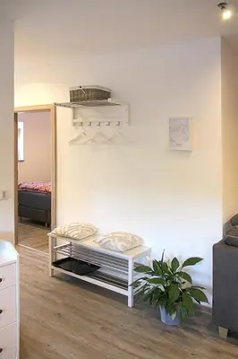 Ein Bett oder Betten in einem Zimmer der Unterkunft Görg Ferienwohnungen