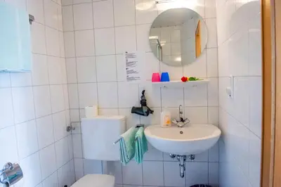 Ein Badezimmer in der Unterkunft Landgasthaus Kaster