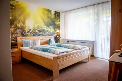 Ein Bett oder Betten in einem Zimmer der Unterkunft Landgasthaus Kaster